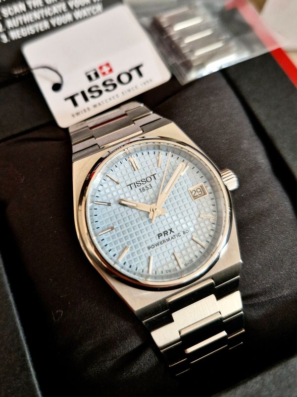 Tissot PRX Powermatic 80 Sky blue