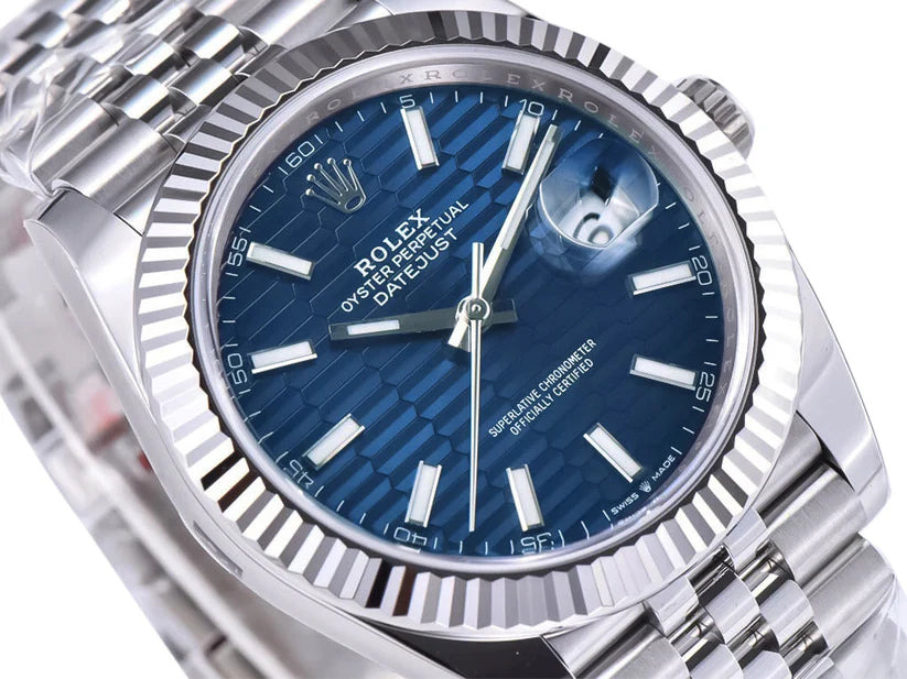 Date Just Blue Dial