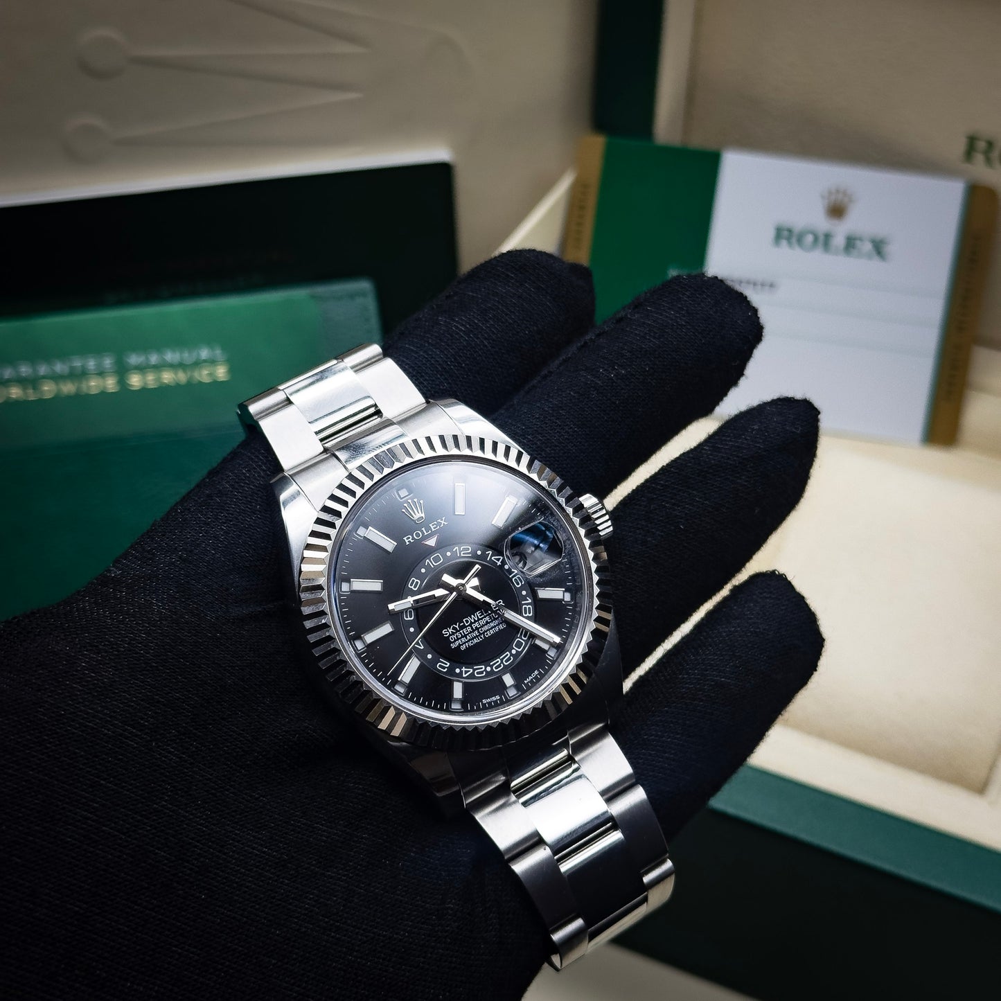 Rolex Sky Dweller Black Dial 42mm
