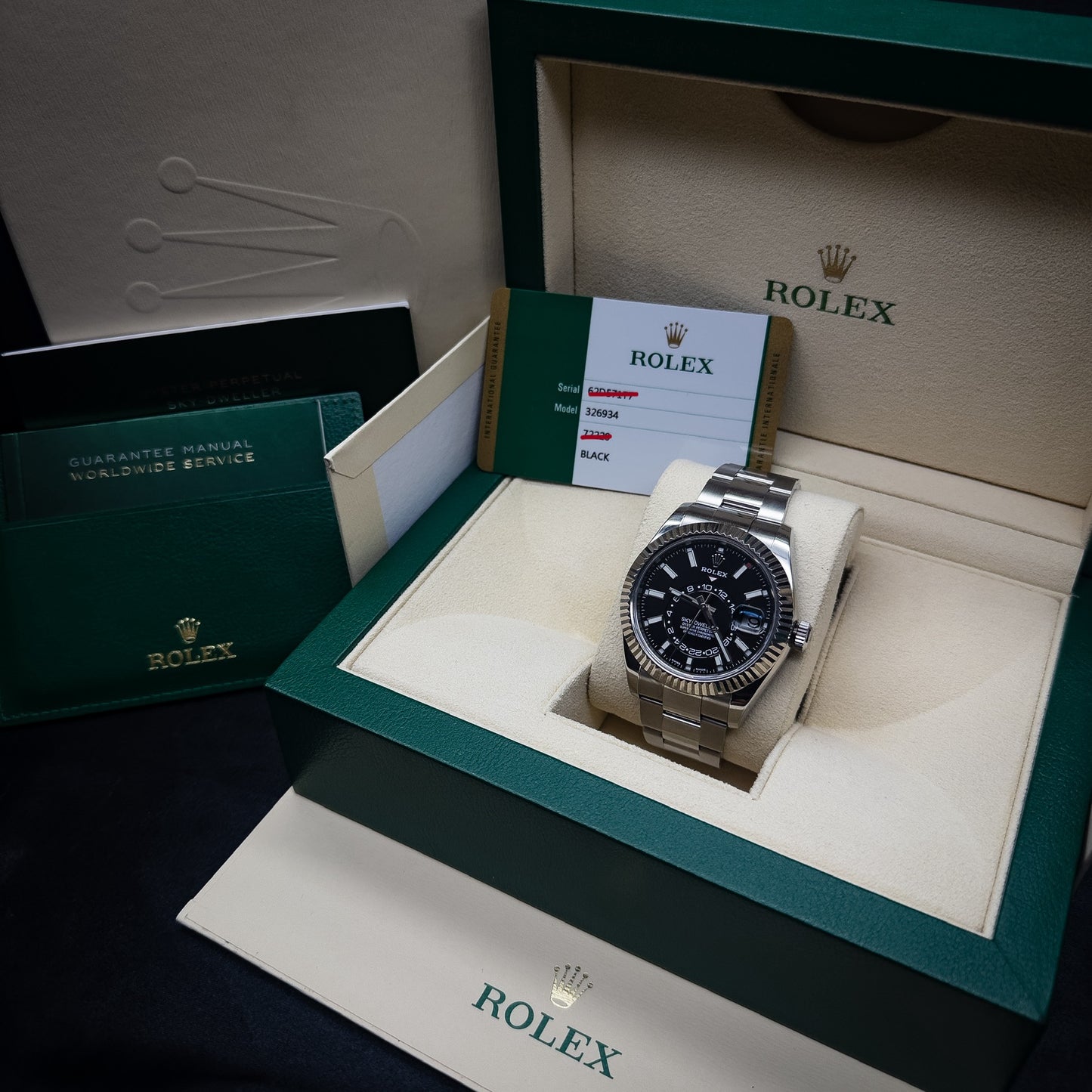 Rolex Sky Dweller Black Dial 42mm
