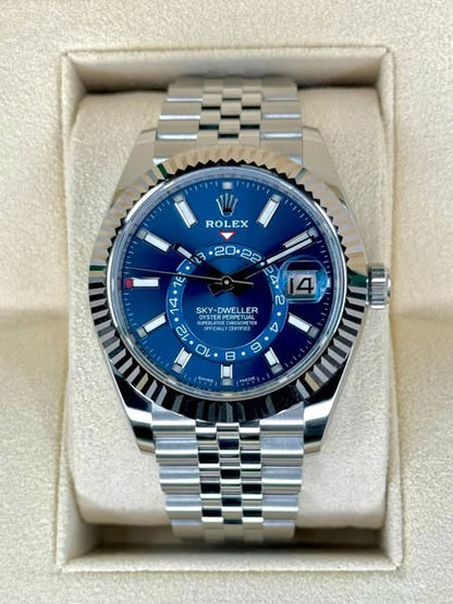 Rolex Sky-Dweller 42mm 336934 Jubilee Blue Dial ✨