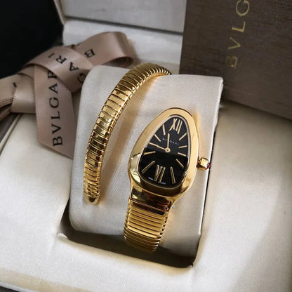 BVLGARI SERPENTI BLACK GOLD SET