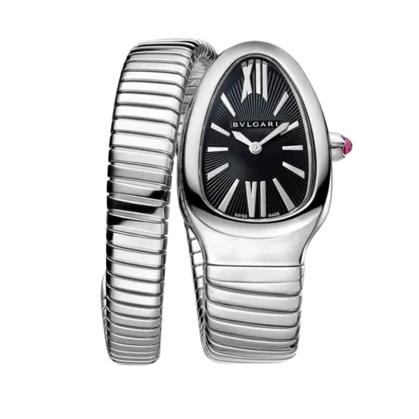BVLGARI SERPENTI SILVER BLACK SET