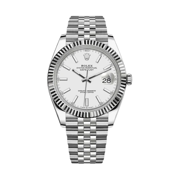 Rolex Datejust 41 White Jubilee Watch