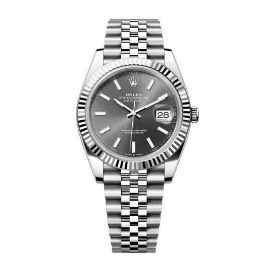 Rolex Date Just Gray Dial 41mm