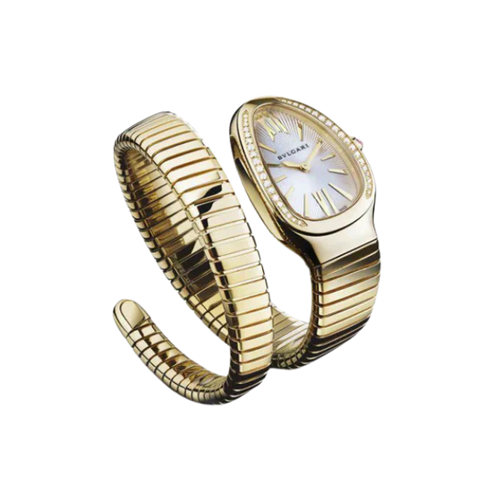 BVLGARI SERPENTI GOLD WHITE SET