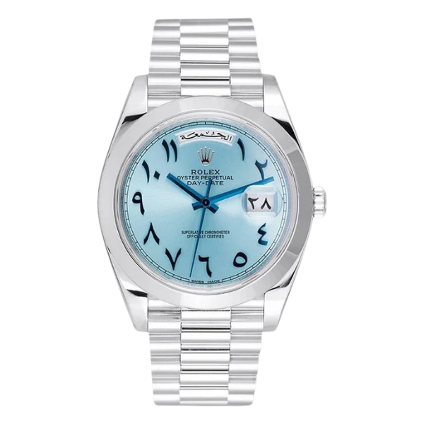 Rolex Day-date Ice blue Arabic Dial