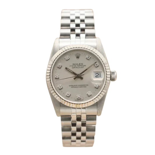 Rolex Datejust 36mm White Background Automatic Jubilee For Women