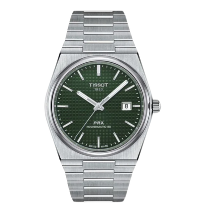 TISSOT PRX POWERMATIC 80 40mm GREEN FOR MEN