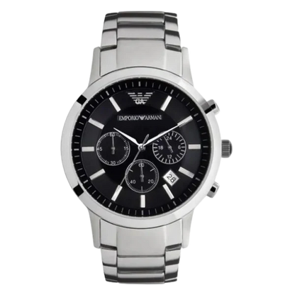 EMPORIO ARMANI Classic AR2434 Stainless Steel Silver Men's