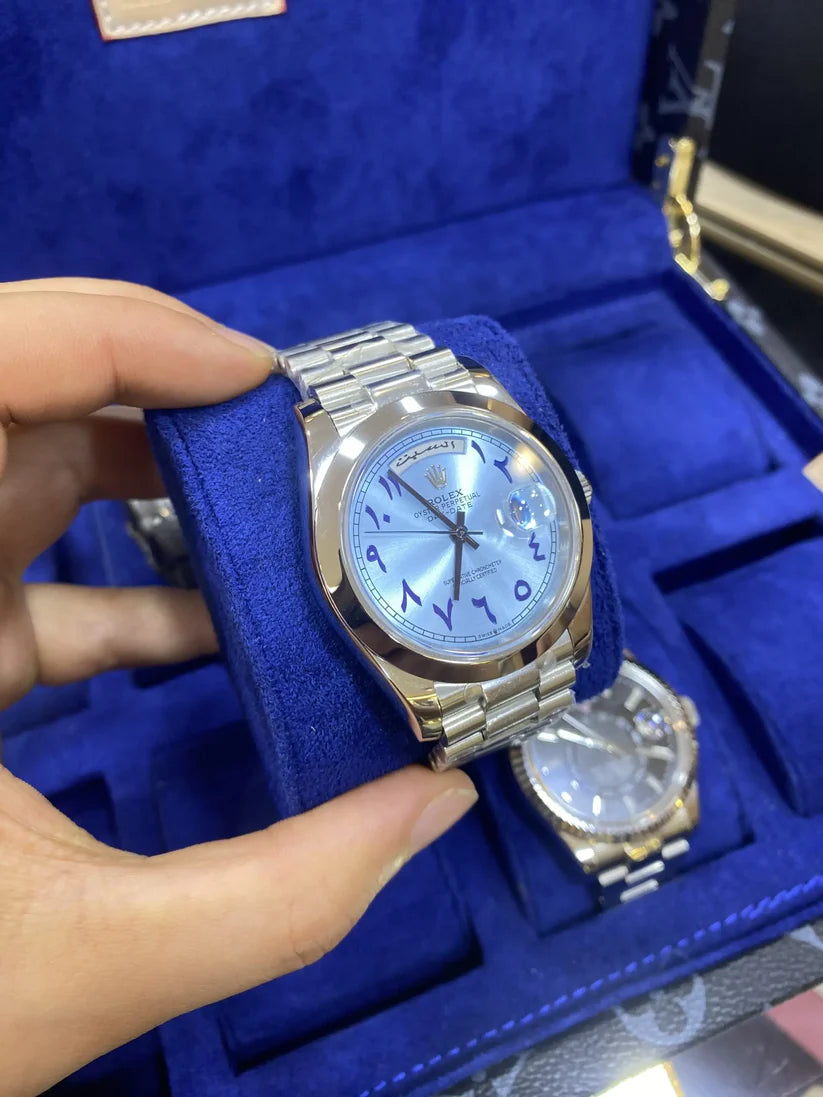 Rolex Day-date Ice blue Arabic Dial