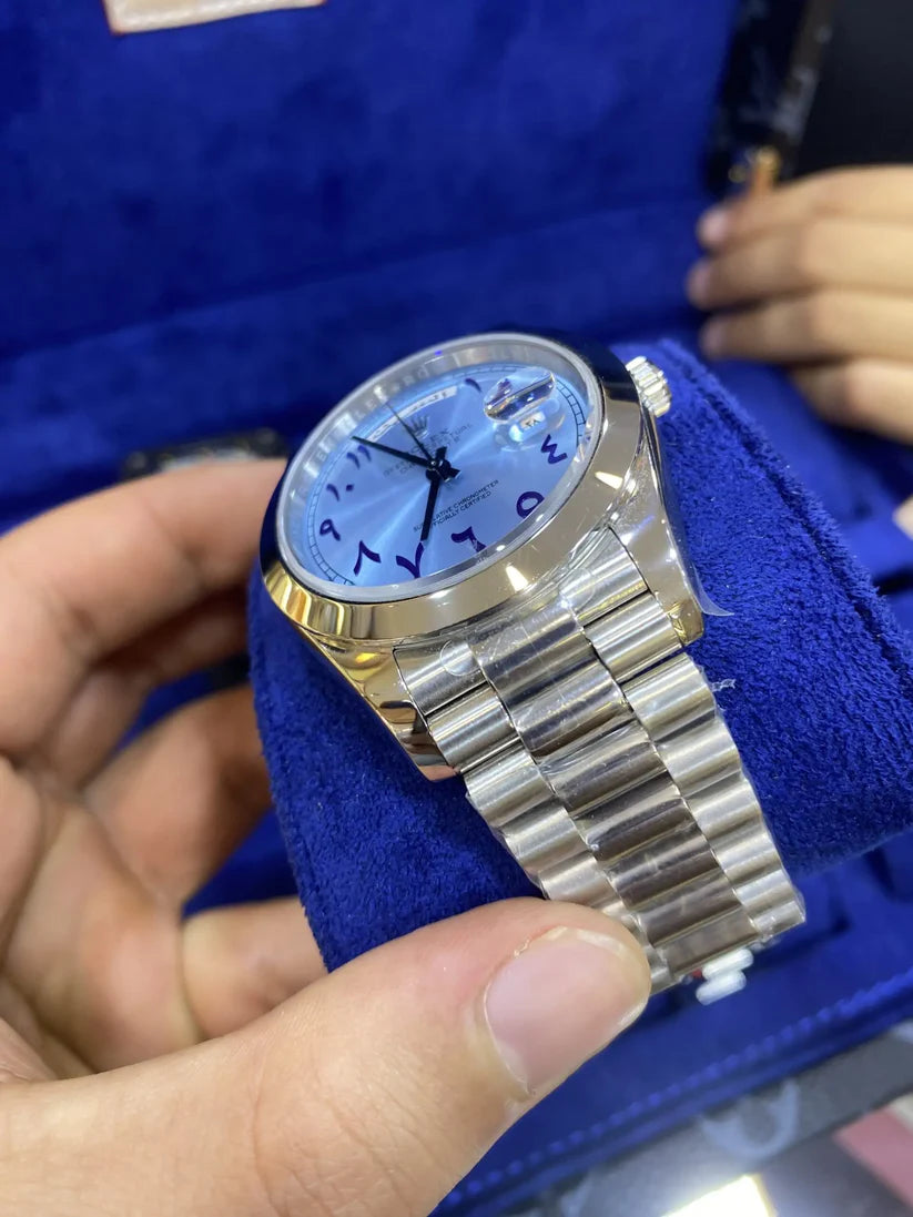 Rolex Day-date Ice blue Arabic Dial