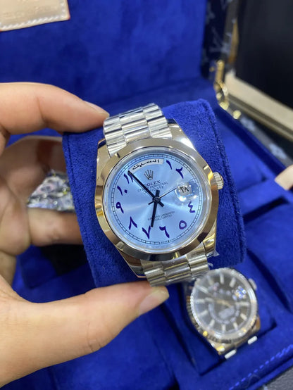 Rolex Day-date Ice blue Arabic Dial
