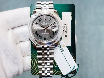 Rolex Datejust 41 Wimbledon Dial Oystersteel Jubilee