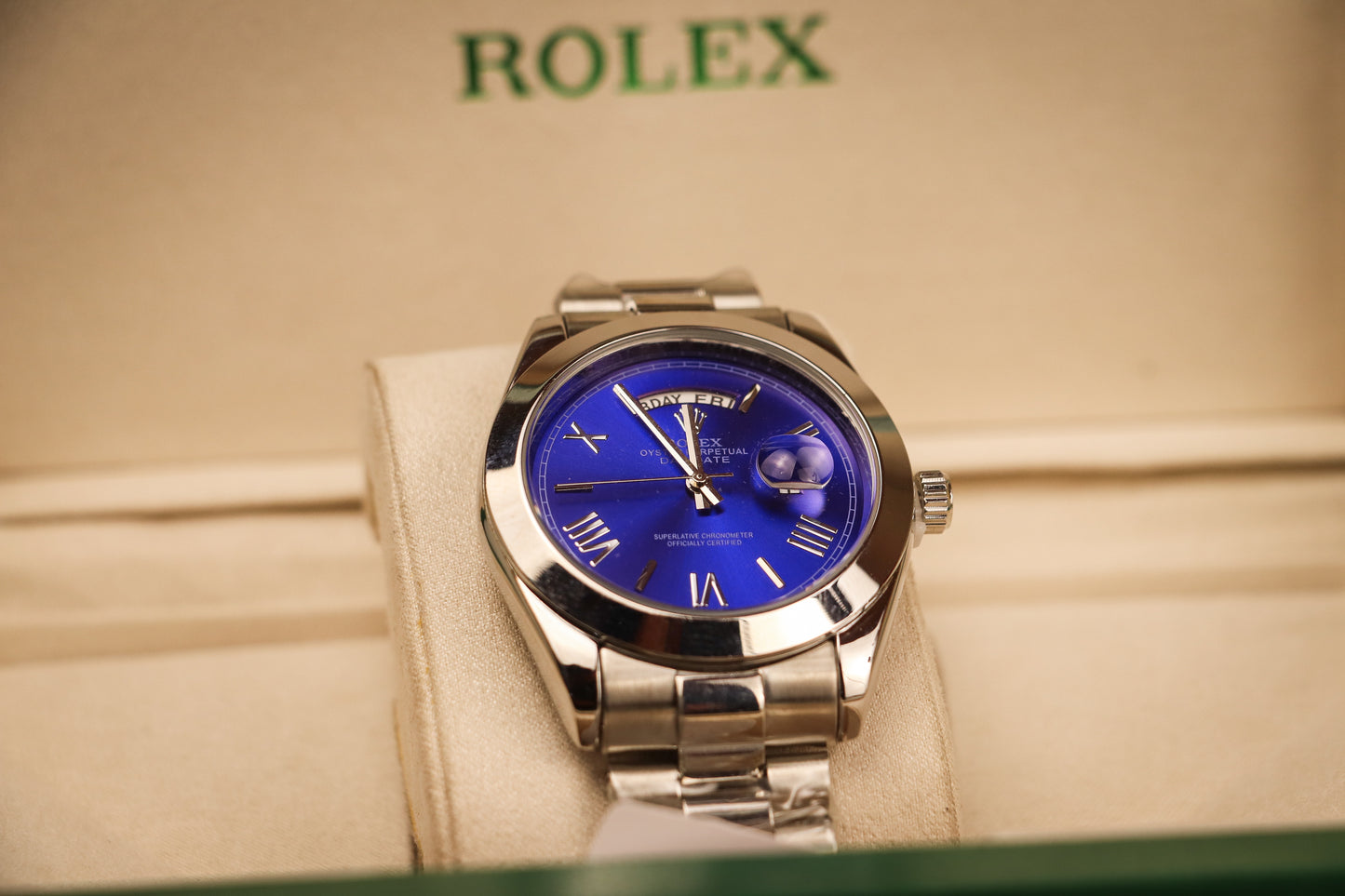 ROLEX DAY-DATE BLUE