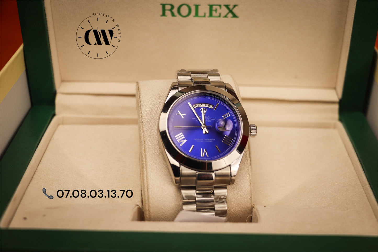 ROLEX DAY-DATE BLUE