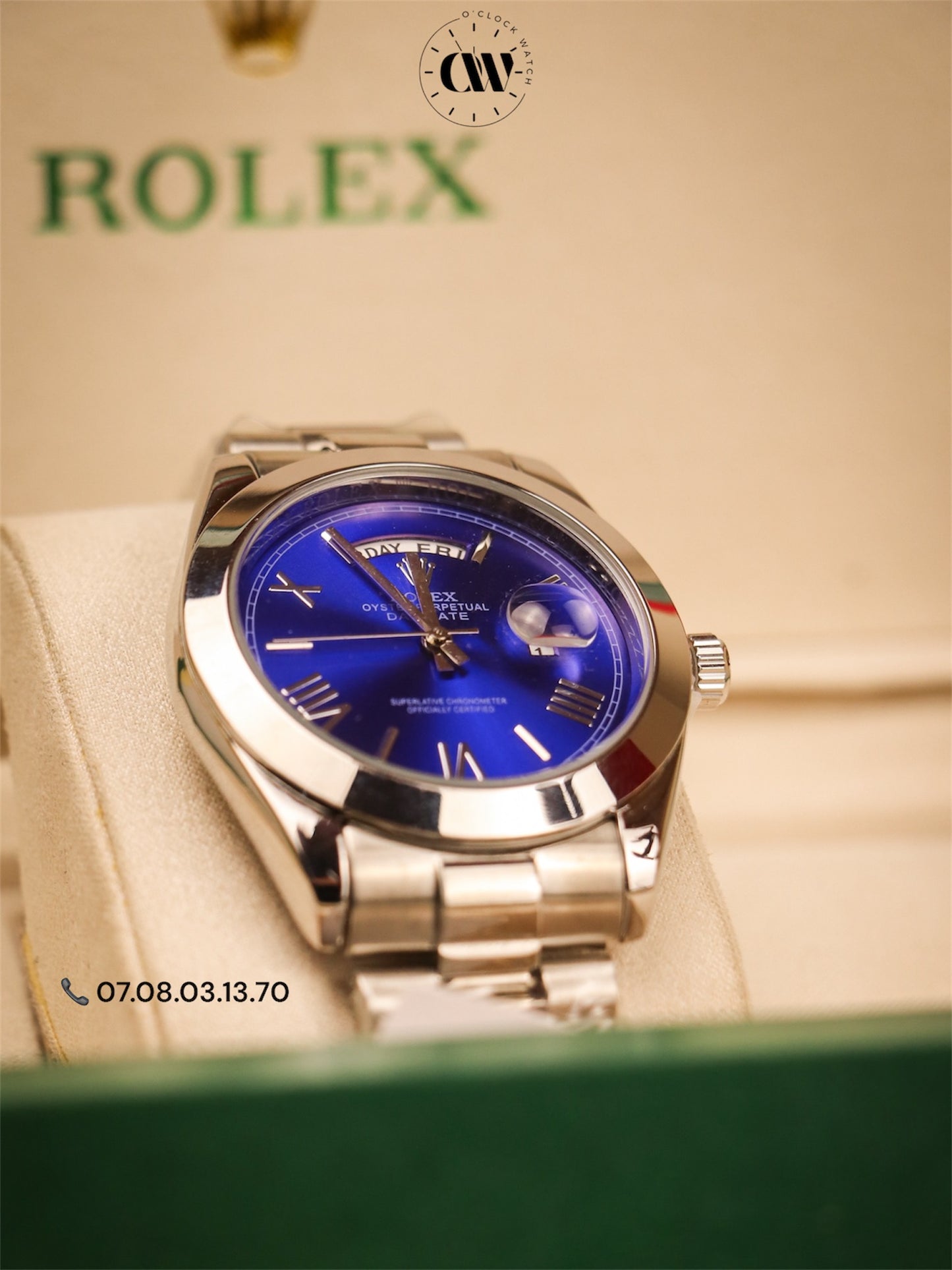 ROLEX DAY-DATE BLUE
