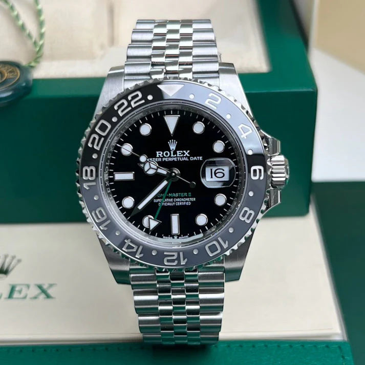 Rolex GMT MASTER II 126710GRNR BRUCE WAYNE JUBILEE - NEW 2024