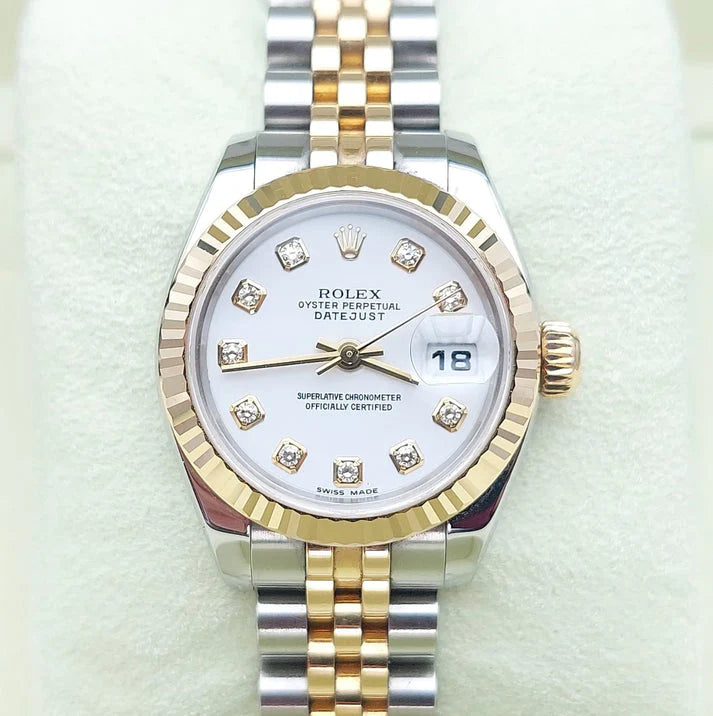 Rolex Datejust 36mm Two-tone White Background For Women