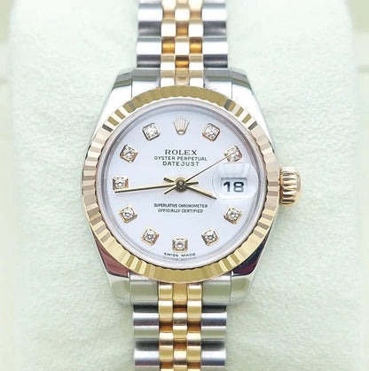 Rolex Datejust 36mm Two-tone White Background For Women
