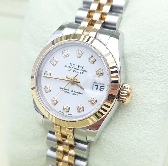 Rolex Datejust 36mm Two-tone White Background For Women