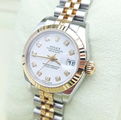 Rolex Datejust 36mm Two-tone White Background For Women