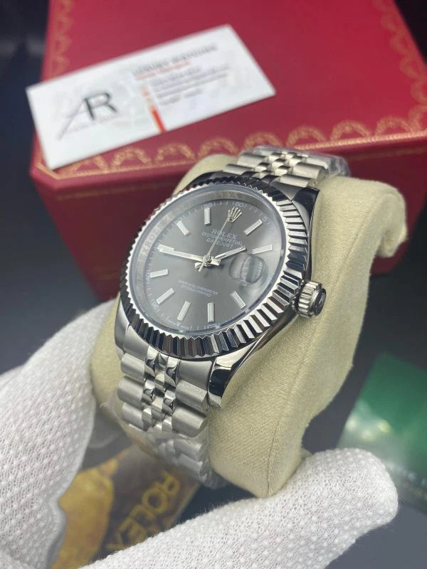 Rolex Date Just Gray Dial 41mm
