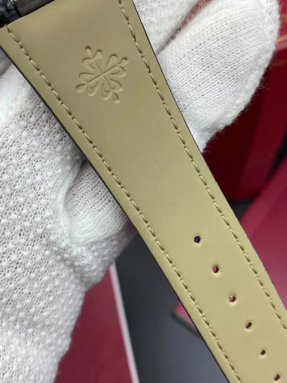 Patek Philippe Nautilus Black Leather