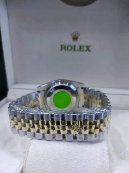 Rolex Datejust 36mm 2 Tones Black Case For Women