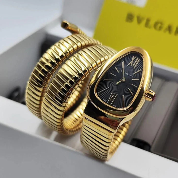 BVLGARI SERPENTI BLACK GOLD SET