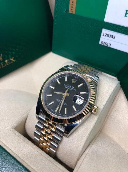 Rolex Datejust 126333-0014 Black Jubilee Case 41mm