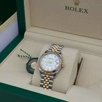 Rolex Datejust 36mm Two-tone White Background For Women