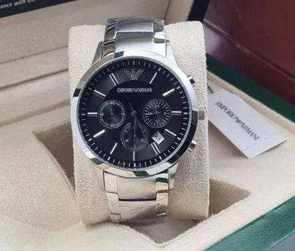 EMPORIO ARMANI Classic AR2434 Stainless Steel Silver Men's