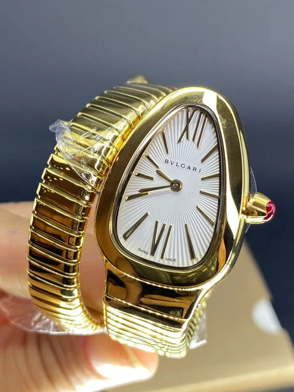 BVLGARI SERPENTI GOLD WHITE SET