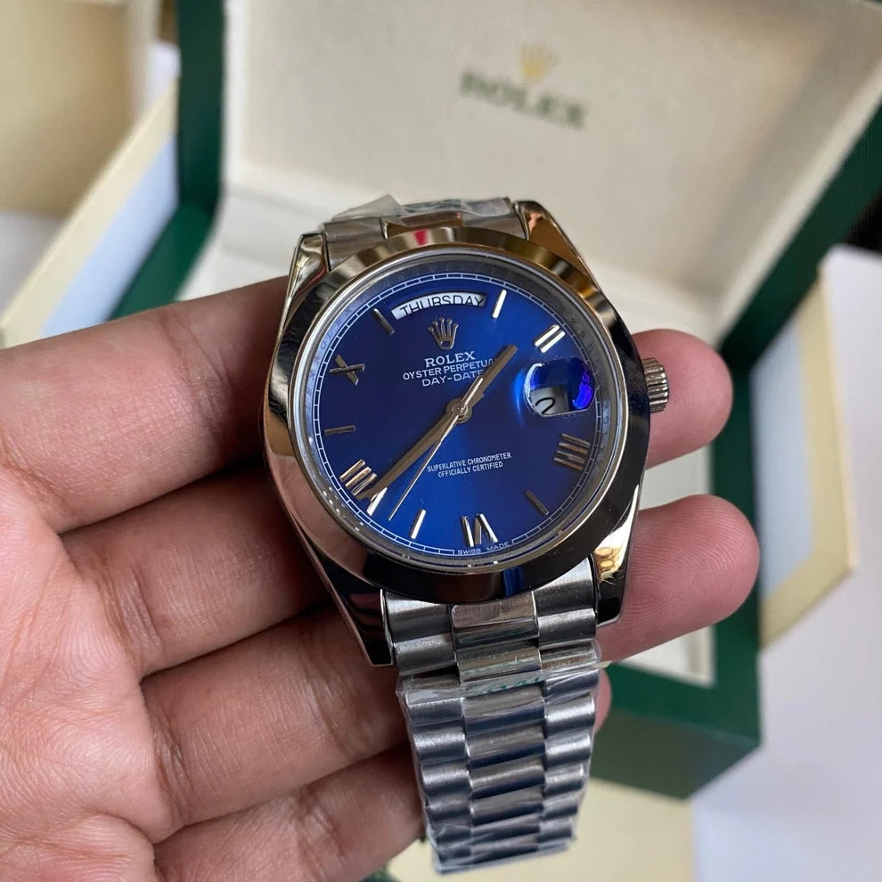 ROLEX DAY-DATE BLUE